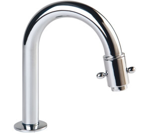 Caño vertical profesional con montura cerámica 1/2"