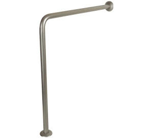 Barra fija suelo pared para bidé, lavabo, bañera y asientos