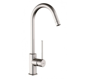 Grifo de cocina monomando cartucho 25 apertura en frío TAU Acero Inoxidable