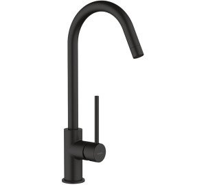 Grifo de cocina monomando cartucho 25 apertura en frío TAU Negro