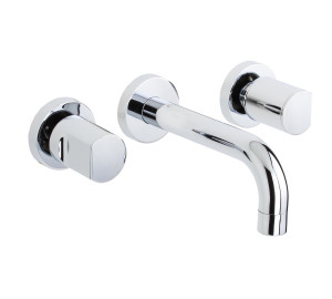 Grupo de lavabo empotrado caño 16 cm Cromado Kalo