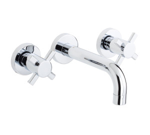 Grupo de lavabo empotrado caño 16 cm Cromado Kross